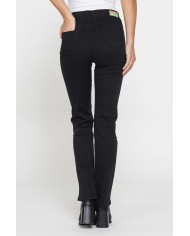 PANTALONE CINQUE TASCHE CON GAMBA DRITTA IN RASO DI COTONE SUPER STRETCH 9,8oz