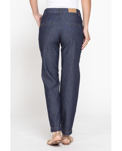 PANTALONE CHINOS IN DENIM LEGGERO 6,3 oz. REGULAR FIT