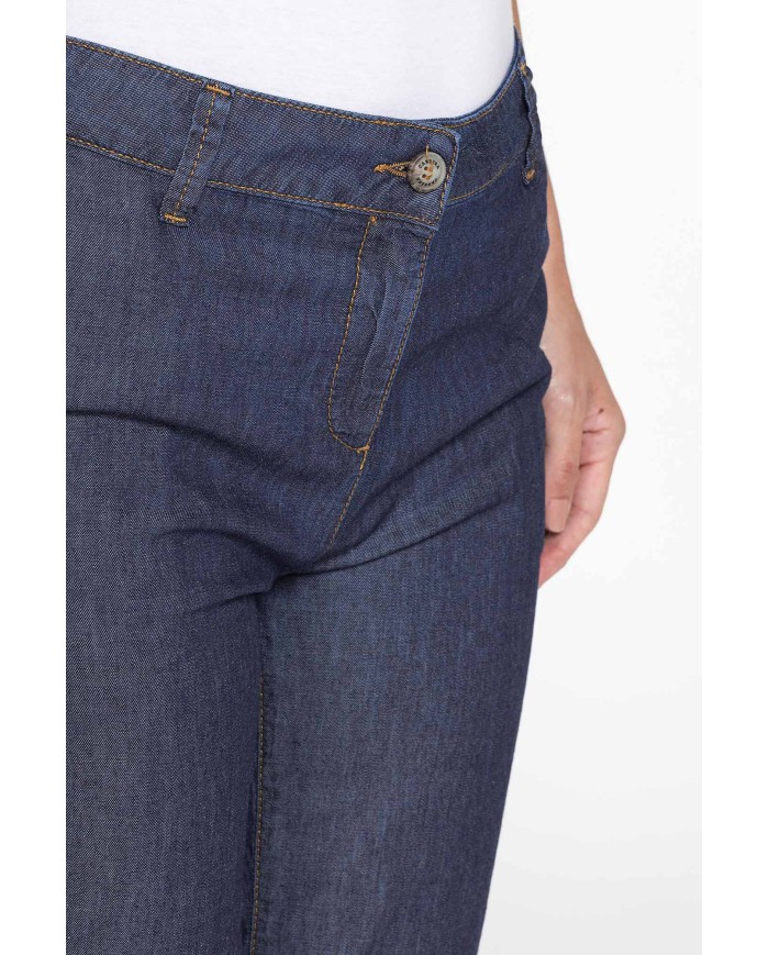 PANTALONE CHINOS IN DENIM LEGGERO 6,3 oz. REGULAR FIT