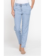 PANTALONE CHINOS IN DENIM LEGGERO 6,3 oz. REGULAR FIT