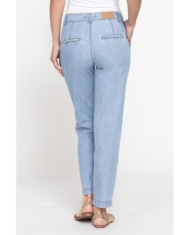 PANTALONE CHINOS IN DENIM LEGGERO 6,3 oz. REGULAR FIT