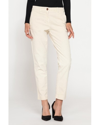 PANTALONE CHINOS IN VELLUTO STRETCH PANTALONE CHINOS IN VELLUTO STRETCH