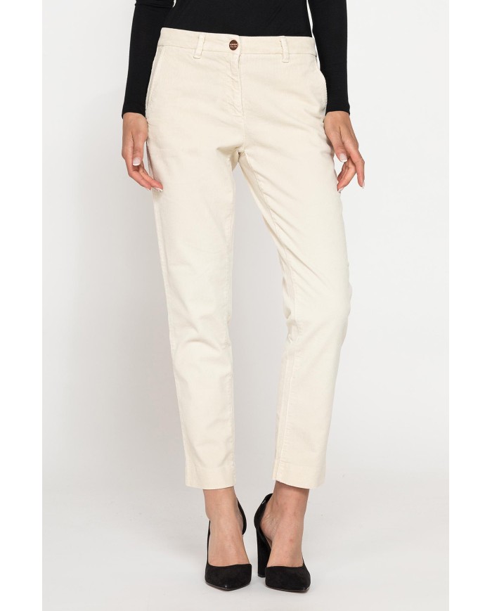 PANTALONE CHINOS IN VELLUTO STRETCH PANTALONE CHINOS IN VELLUTO STRETCH