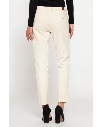 PANTALONE CHINOS IN VELLUTO STRETCH
