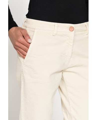 PANTALONE CHINOS IN VELLUTO STRETCH