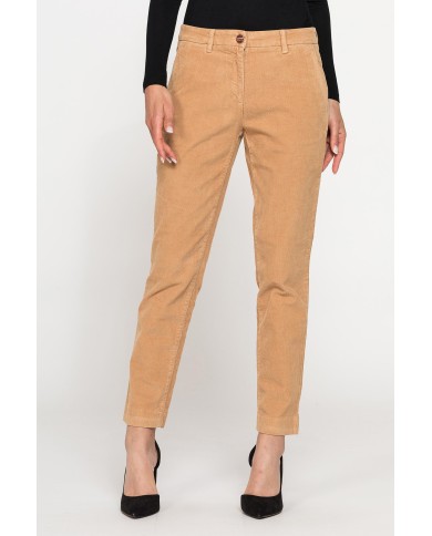 PANTALONE CHINOS IN VELLUTO STRETCH