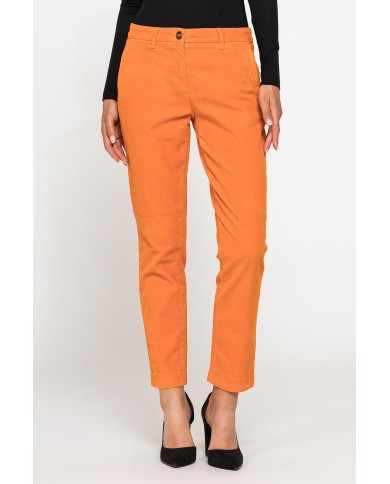 PANTALONE CHINOS IN VELLUTO STRETCH
