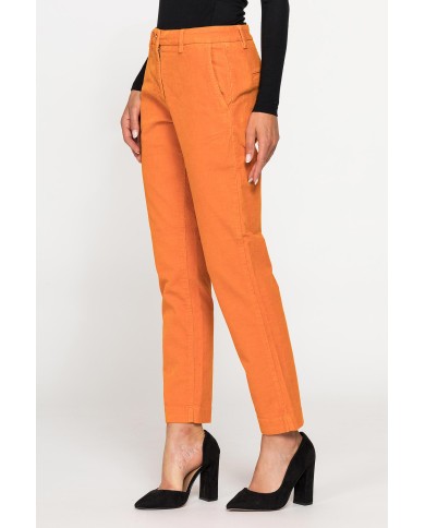 PANTALONE CHINOS IN VELLUTO STRETCH