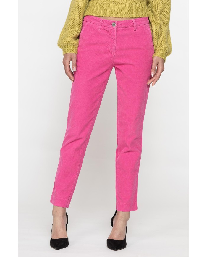 PANTALONE CHINOS IN VELLUTO STRETCH PANTALONE CHINOS IN VELLUTO STRETCH