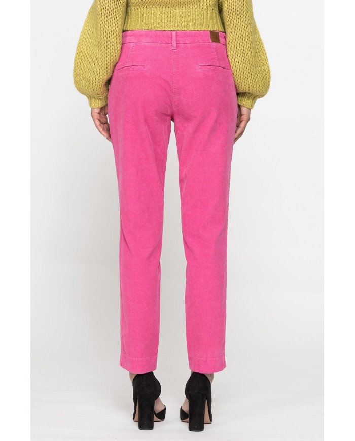 PANTALONE CHINOS IN VELLUTO STRETCH PANTALONE CHINOS IN VELLUTO STRETCH
