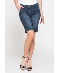 BERMUDA MOD.785C IN DENIM  STRETCH 8oz. Vita e gamba regolari.SPINTECH ELASTIC COTONE SULLA PELLE