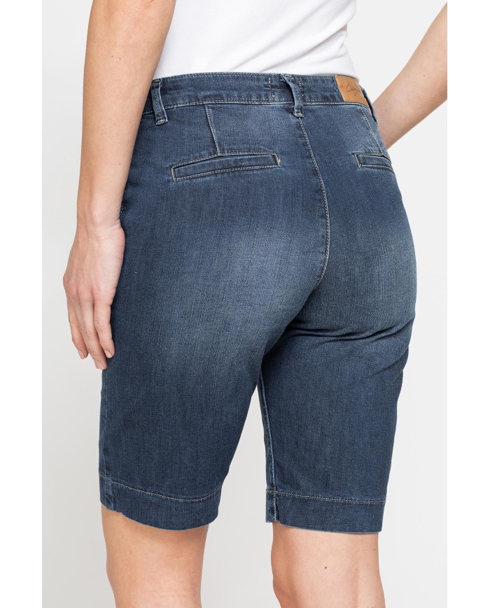 BERMUDA MOD.785C IN DENIM  STRETCH 8oz. Vita e gamba regolari.SPINTECH ELASTIC COTONE SULLA PELLE