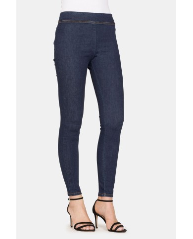 Legg JEANS DONNA EFFETTO PERFETTO denim Legg JEANS DONNA EFFETTO PERFETTO denim