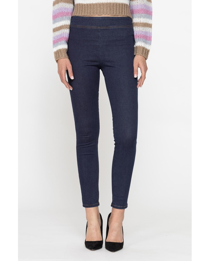 LEGG-JEANS DONNA MOD. 767 IN CALDO COTONE