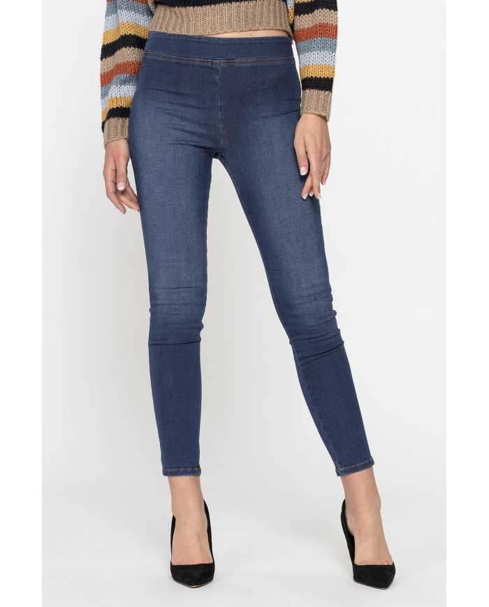 LEGG-JEANS DONNA MOD. 767 IN CALDO COTONE