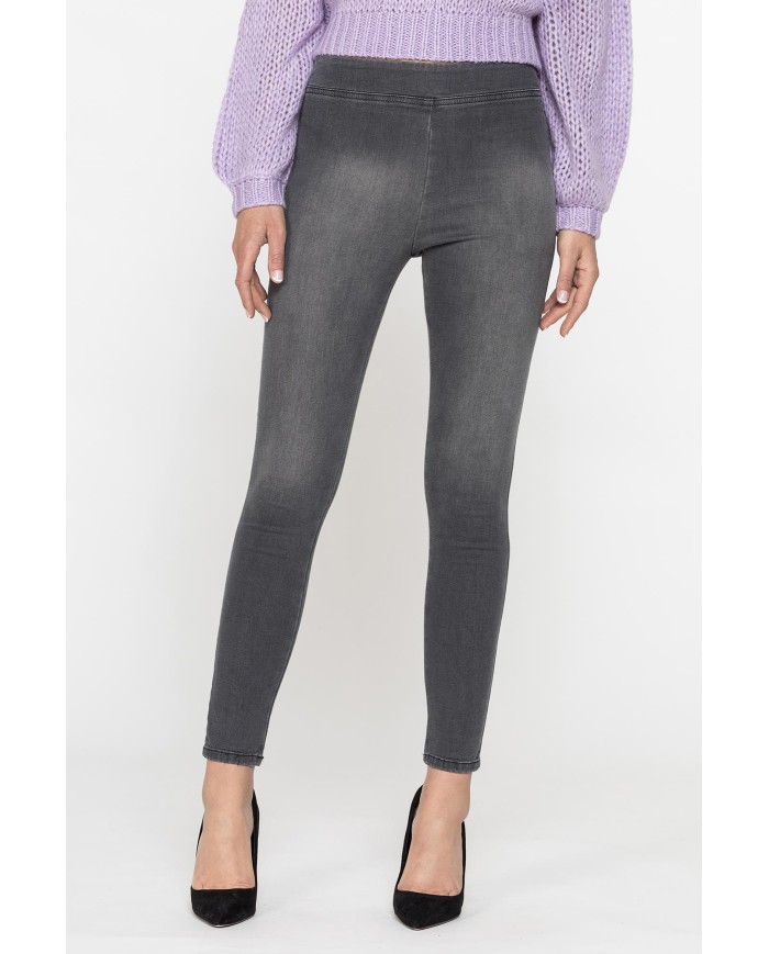 LEGG-JEANS DONNA MOD. 767 IN CALDO COTONE