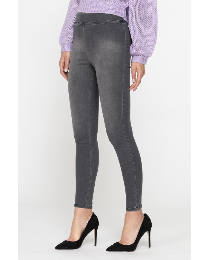 LEGG-JEANS DONNA MOD. 767 IN CALDO COTONE