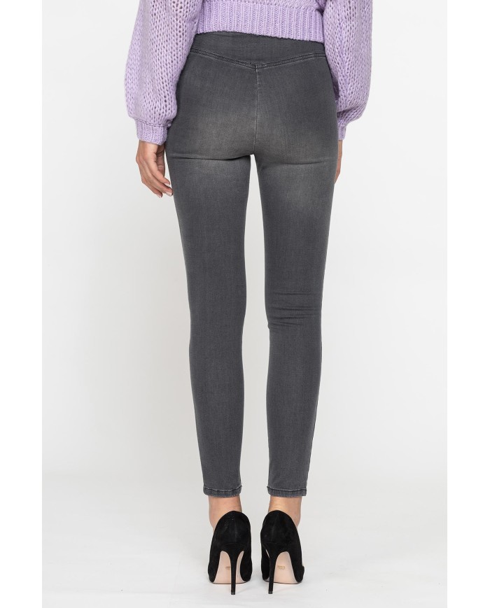 LEGG-JEANS DONNA MOD. 767 IN CALDO COTONE