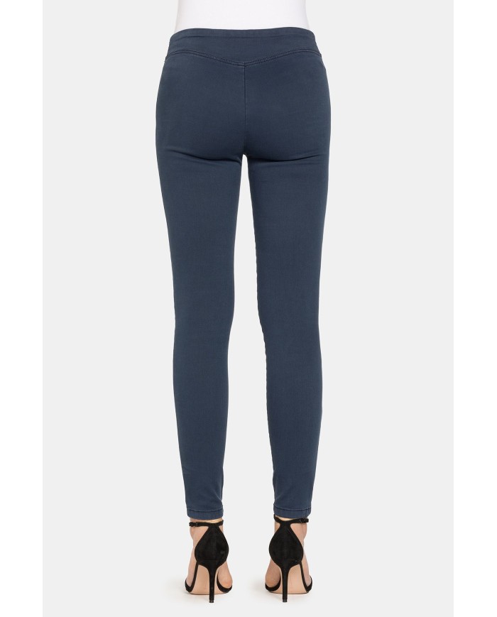LEGG-JEANS EFFETTO PERFETTO IN GABARDINA SUPER STRETCH 9,3OZ