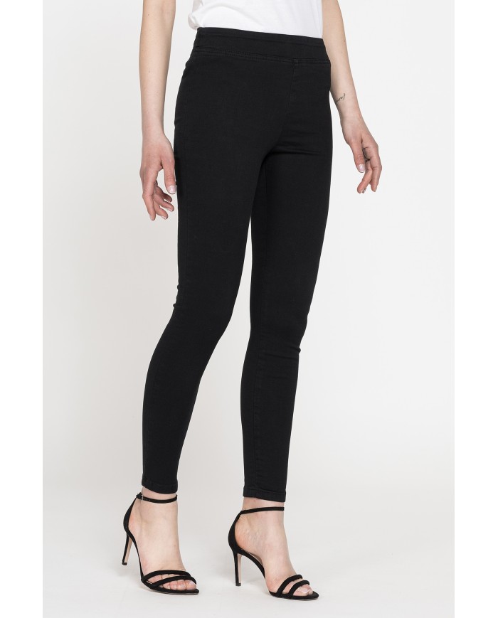 LEGG-JEANS EFFETTO PERFETTO IN GABARDINA SUPER STRETCH 9,3OZ