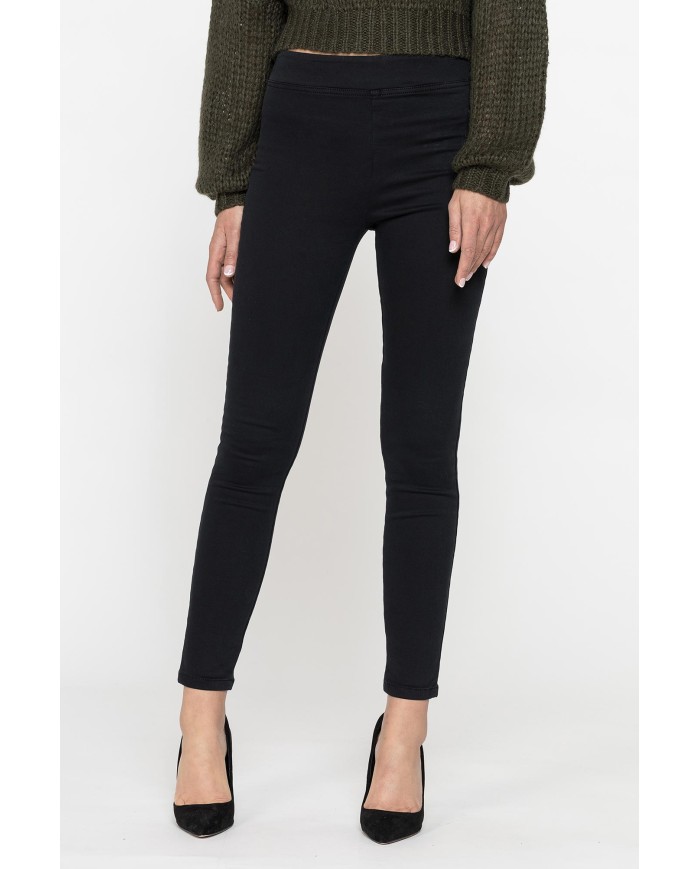 LEGG-JEANS EFFETTO PERFETTO IN GABARDINA SUPER STRETCH 10OZ