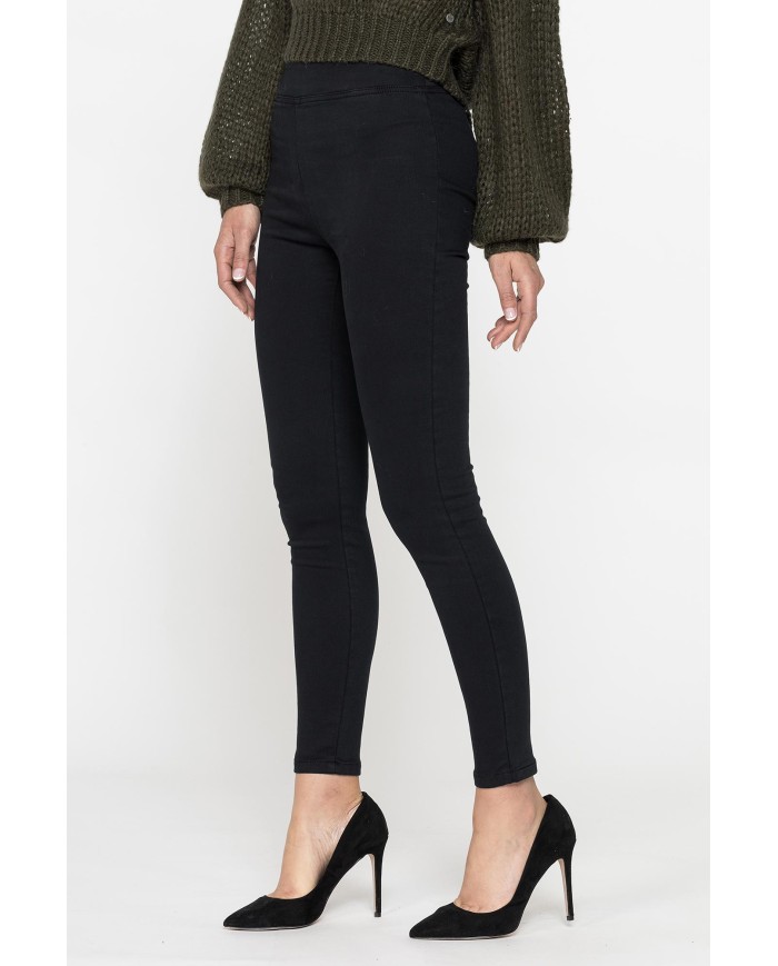 LEGG-JEANS EFFETTO PERFETTO IN GABARDINA SUPER STRETCH 10OZ