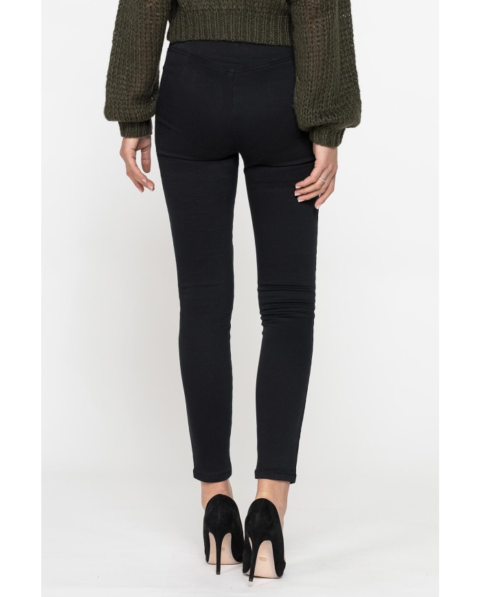 LEGG-JEANS EFFETTO PERFETTO IN GABARDINA SUPER STRETCH 10OZ