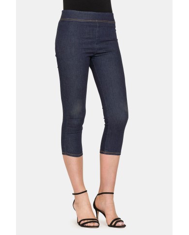 Legg JEANS DONNA EFFETTO PERFETTO modello pinocchietto in denim Legg JEANS DONNA EFFETTO PERFETTO modello pinocchietto in denim