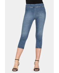 Legg JEANS DONNA EFFETTO PERFETTO modello pinocchietto in denim