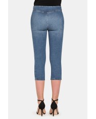 Legg JEANS DONNA EFFETTO PERFETTO modello pinocchietto in denim