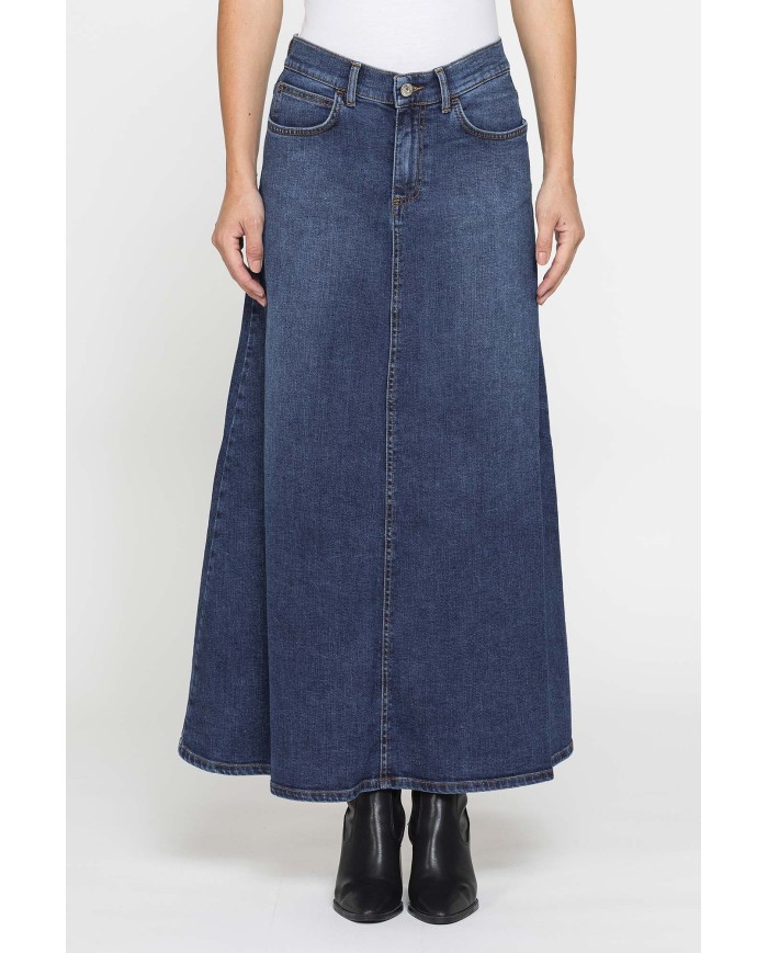 GONNA LUNGA IN DENIM STRETCH 12,2oz