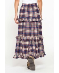 GONNA LUNGA CON ROUCHES IN FLANELLA