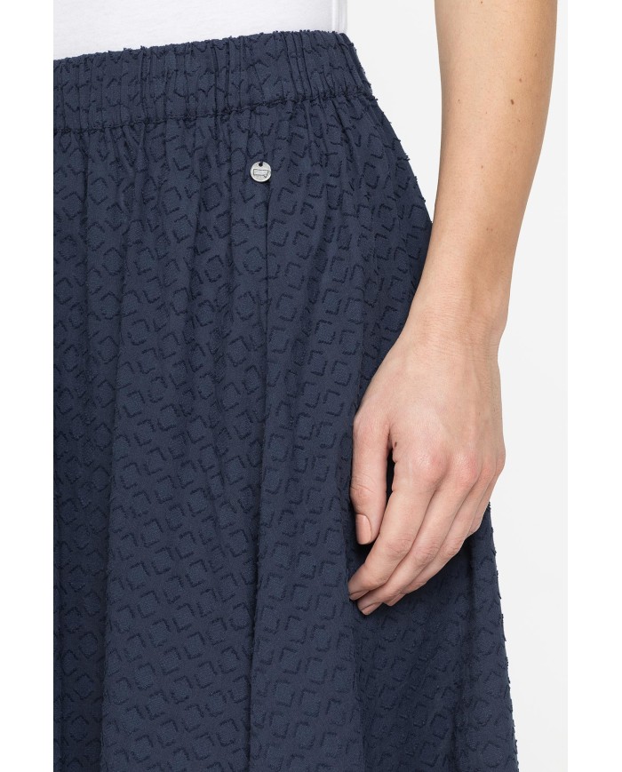 GONNA MEZZA RUOTA IN VOILE DI COTONE