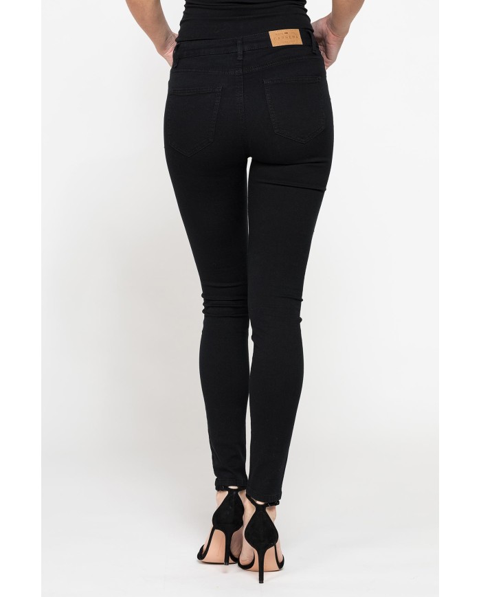 PANTALONE CINQUE TASCHE SKINNY FIT IN GABARDINA SUPER STRETCH 9,3oz