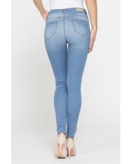 LEGG-JEANS DONNA 5 tasche con zip