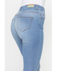 LEGG-JEANS DONNA 5 tasche con zip