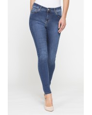 LEGG-JEANS DONNA 5 tasche con zip