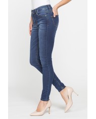 LEGG-JEANS DONNA 5 tasche con zip