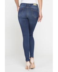 LEGG-JEANS DONNA 5 tasche con zip