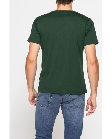 T-SHIRT GIROCOLLO IN COTONE CON STAMPE GRAFICHE