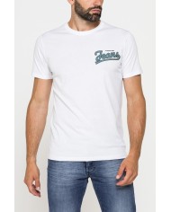 T-SHIRT GIROCOLLO IN COTONE CON STAMPE GRAFICHE T-SHIRT GIROCOLLO IN COTONE CON STAMPE GRAFICHE
