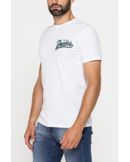 T-SHIRT GIROCOLLO IN COTONE CON STAMPE GRAFICHE T-SHIRT GIROCOLLO IN COTONE CON STAMPE GRAFICHE