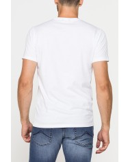 T-SHIRT GIROCOLLO IN COTONE CON STAMPE GRAFICHE T-SHIRT GIROCOLLO IN COTONE CON STAMPE GRAFICHE