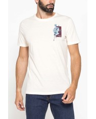 T-SHIRT GIROCOLLO IN COTONE CON STAMPE GRAFICHE T-SHIRT GIROCOLLO IN COTONE CON STAMPE GRAFICHE