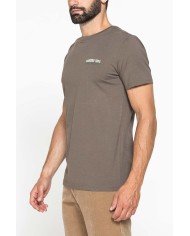 T-SHIRT GIROCOLLO IN COTONE CON STAMPE GRAFICHE T-SHIRT GIROCOLLO IN COTONE CON STAMPE GRAFICHE