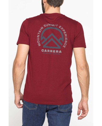 T-SHIRT GIROCOLLO IN COTONE CON STAMPE GRAFICHE