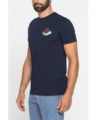 T-SHIRT GIROCOLLO IN COTONE CON STAMPE GRAFICHE T-SHIRT GIROCOLLO IN COTONE CON STAMPE GRAFICHE