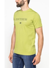 T-SHIRT GIROCOLLO IN COTONE CON STAMPE GRAFICHE T-SHIRT GIROCOLLO IN COTONE CON STAMPE GRAFICHE