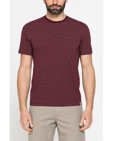 T-SHIRT ESTIVA IN COTONE CON FANTASIA A RIGHE