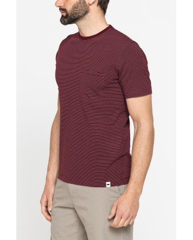 T-SHIRT ESTIVA IN COTONE CON FANTASIA A RIGHE